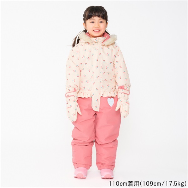 チェリー柄切替スノーコンビ スノー｜子供服・ベビー服の通販はこども