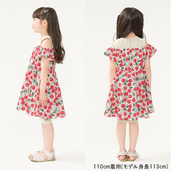 さくらんぼ・レモンドッキングワンピース ワンピース｜子供服