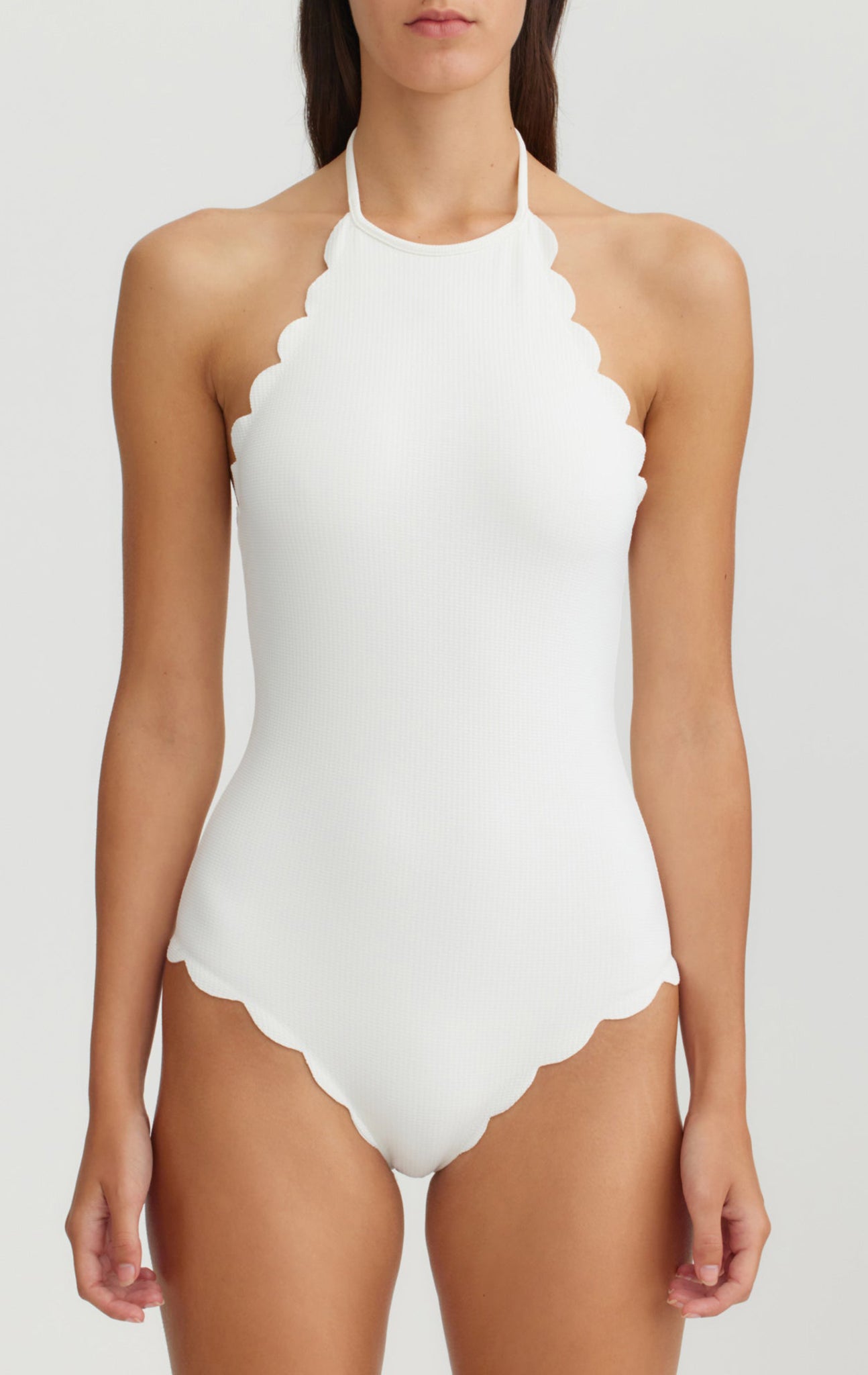 Marysia Women's Mott Maillot in Coconut | Italian Stretch