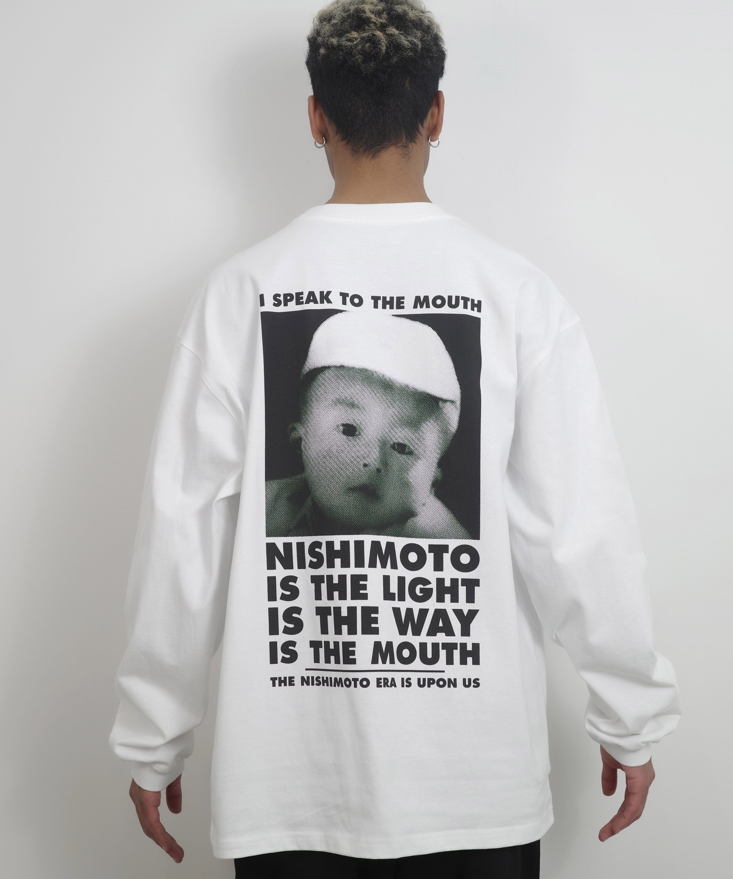 TASHIRO IS THE MOUTH 長袖Tシャツ TITM-C02 WHITE – MARCY'S ONLINE STORE