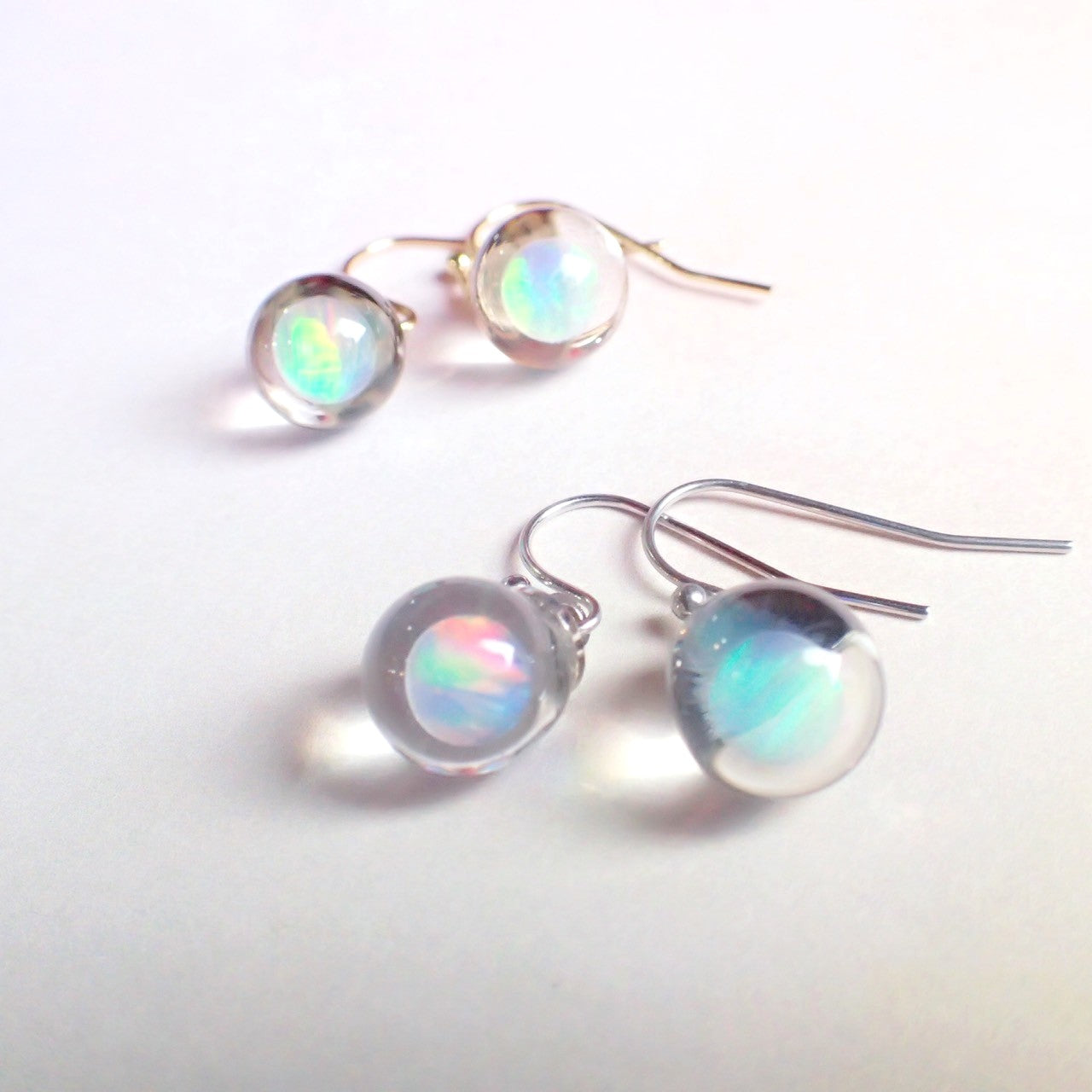 虹 -Star Rainbow- / オパールピアス / ‐フック‐ – 宙フェス夜市