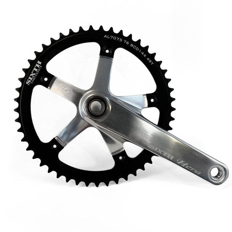 YouTubeで紹介】SIXTH Heraクランクセット49T｜大阪梅田のピストバイク