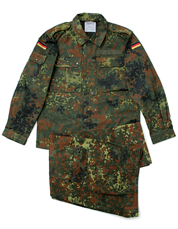 ドイツ BW(連邦軍) フレクターカモ 野戦服 上下セット/1stパターン