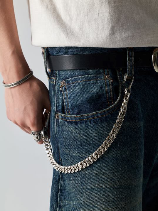 CALEE 「SILVER STAR WALLET CHAIN」 シルバー925製 ウォレットチェーン