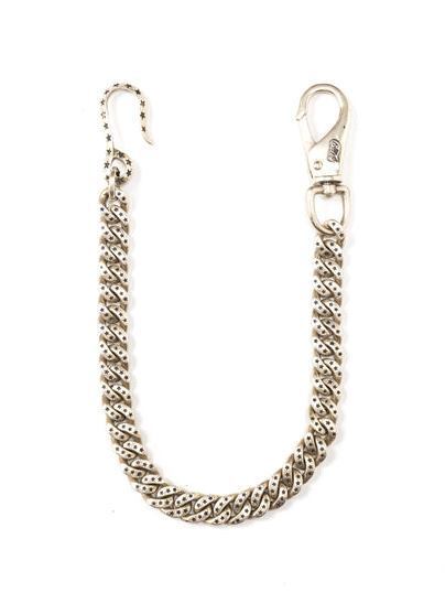 CALEE 「SILVER STAR WALLET CHAIN」 シルバー925製 ウォレットチェーン
