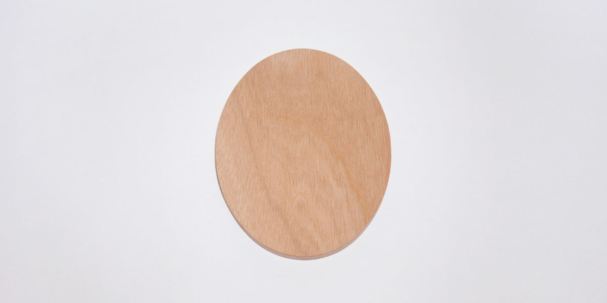 ヘンパネオーバルSM | 変形パネル 楕円形 - materie（マテリエ） 絵を