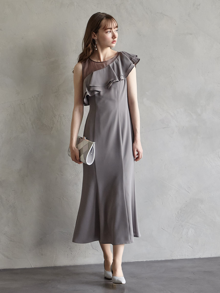 試着キャンペーン対象】【WEB/Aimer Acret店限定】アシンメトリー