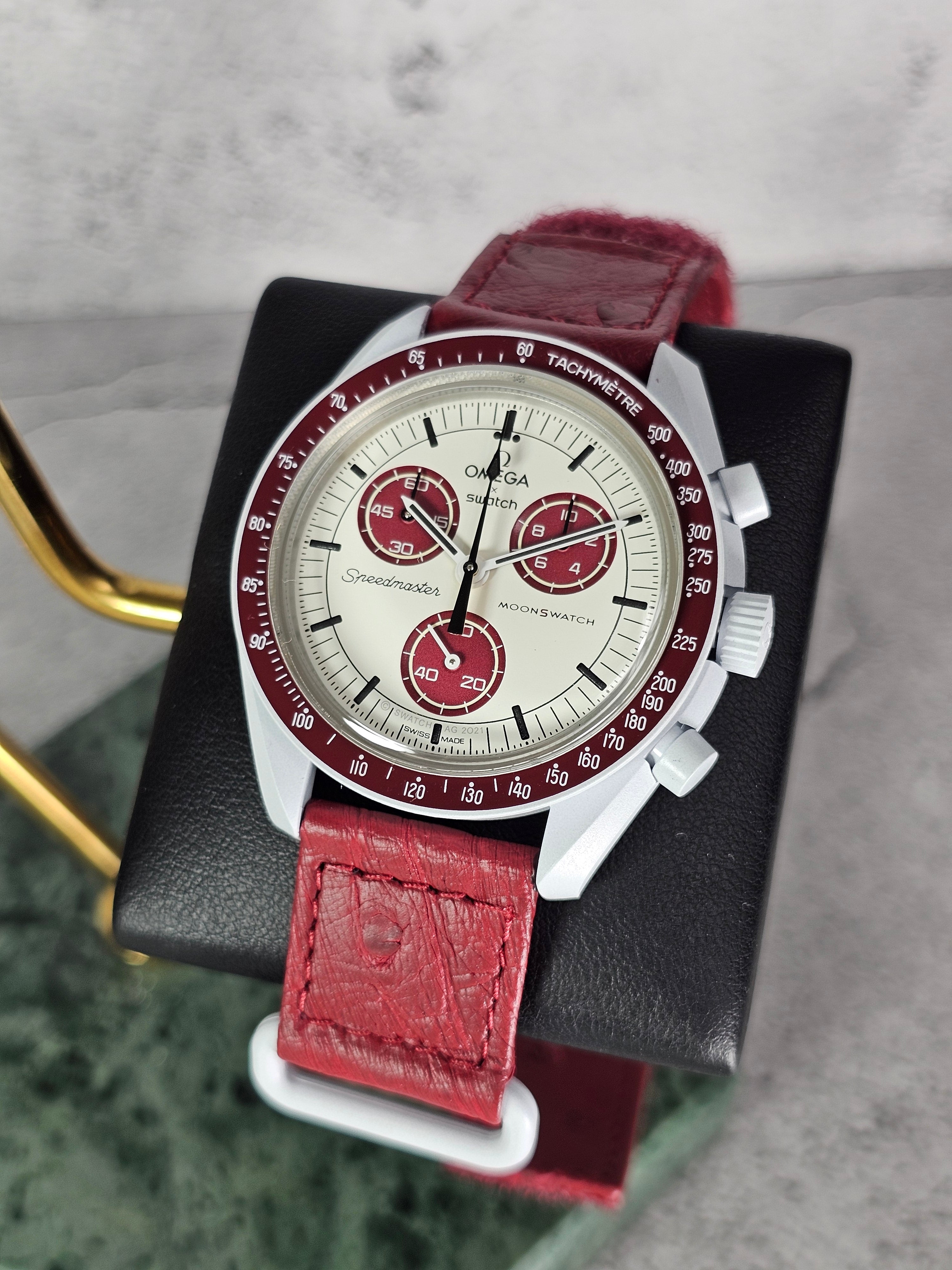 Omega X Swatch MoonSwatch Collection: Ostrich Pluto – MGB WATCHES