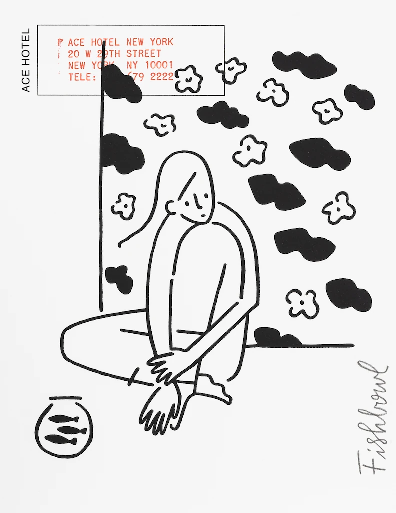 24時間限定販売、マティスから着想を得た長場雄のプリントエディション作品