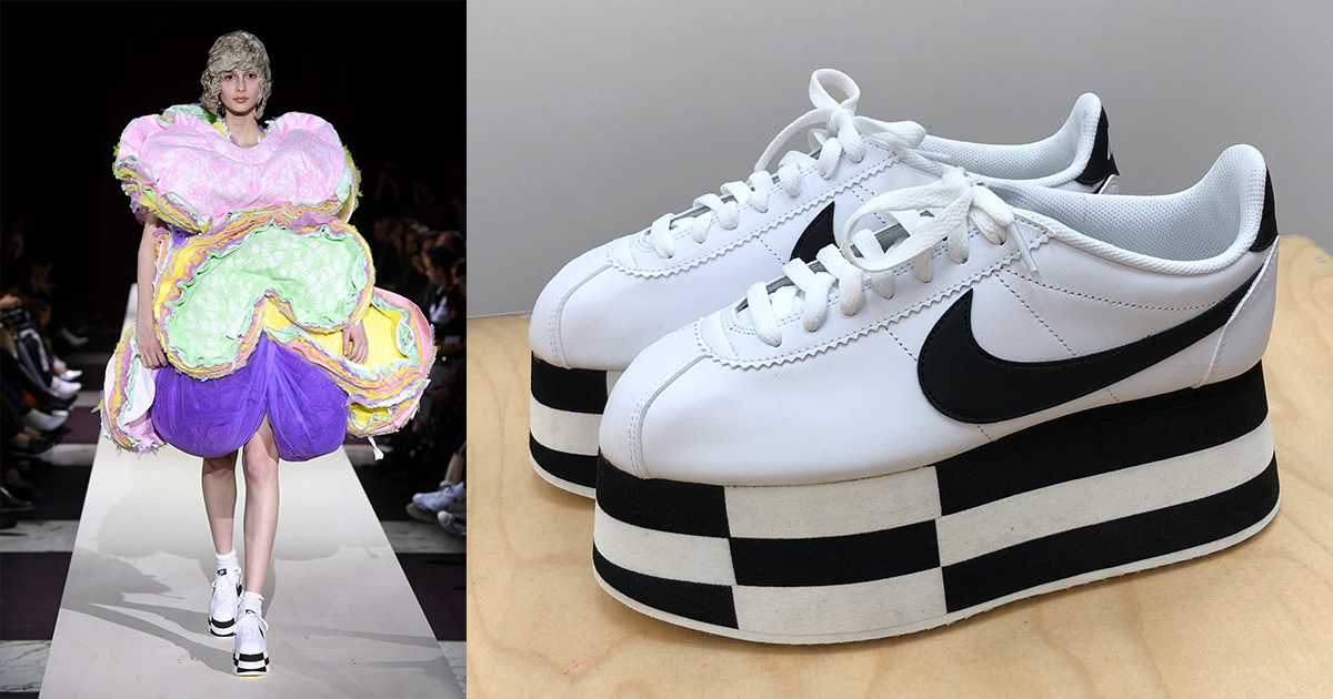 ギャルソン」 × 「ナイキ」が超厚底のコラボ“コルテッツ”を発表 - WWDJAPAN