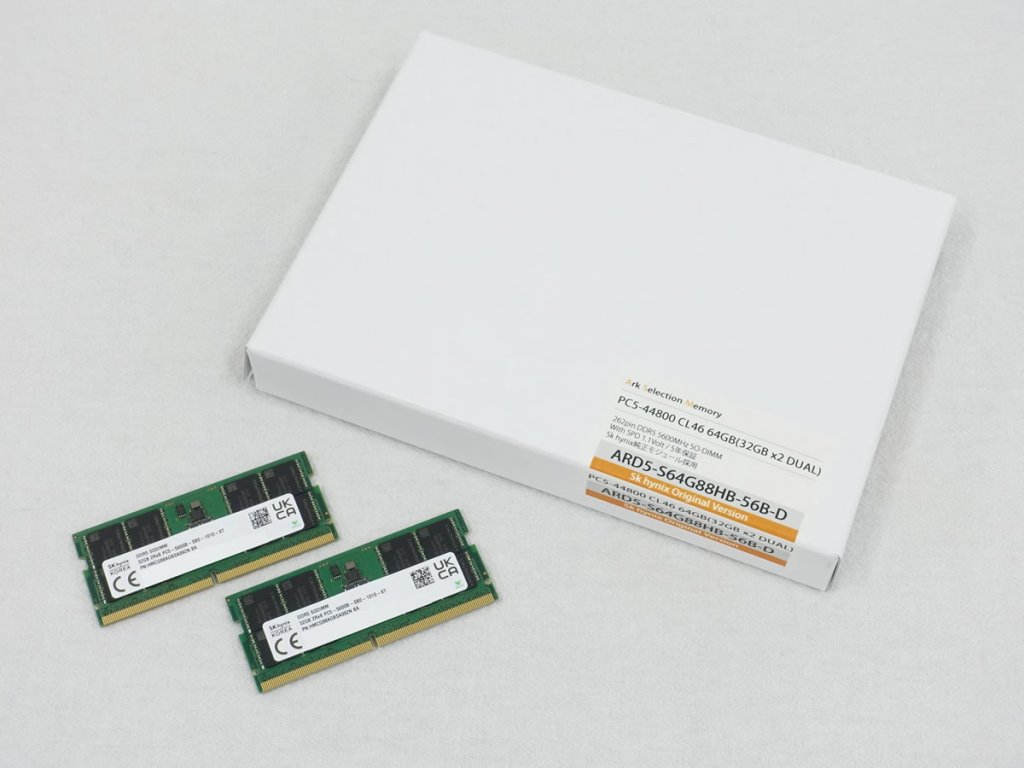 ARK ARD5-S64G88HB-56B-D「SKhynix Edition」 Ark Selection Memory
