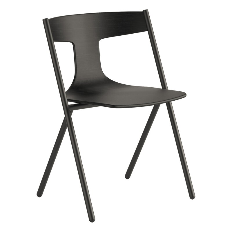Viccarbe Quadra chair, black - black oak | Finnish Design Shop