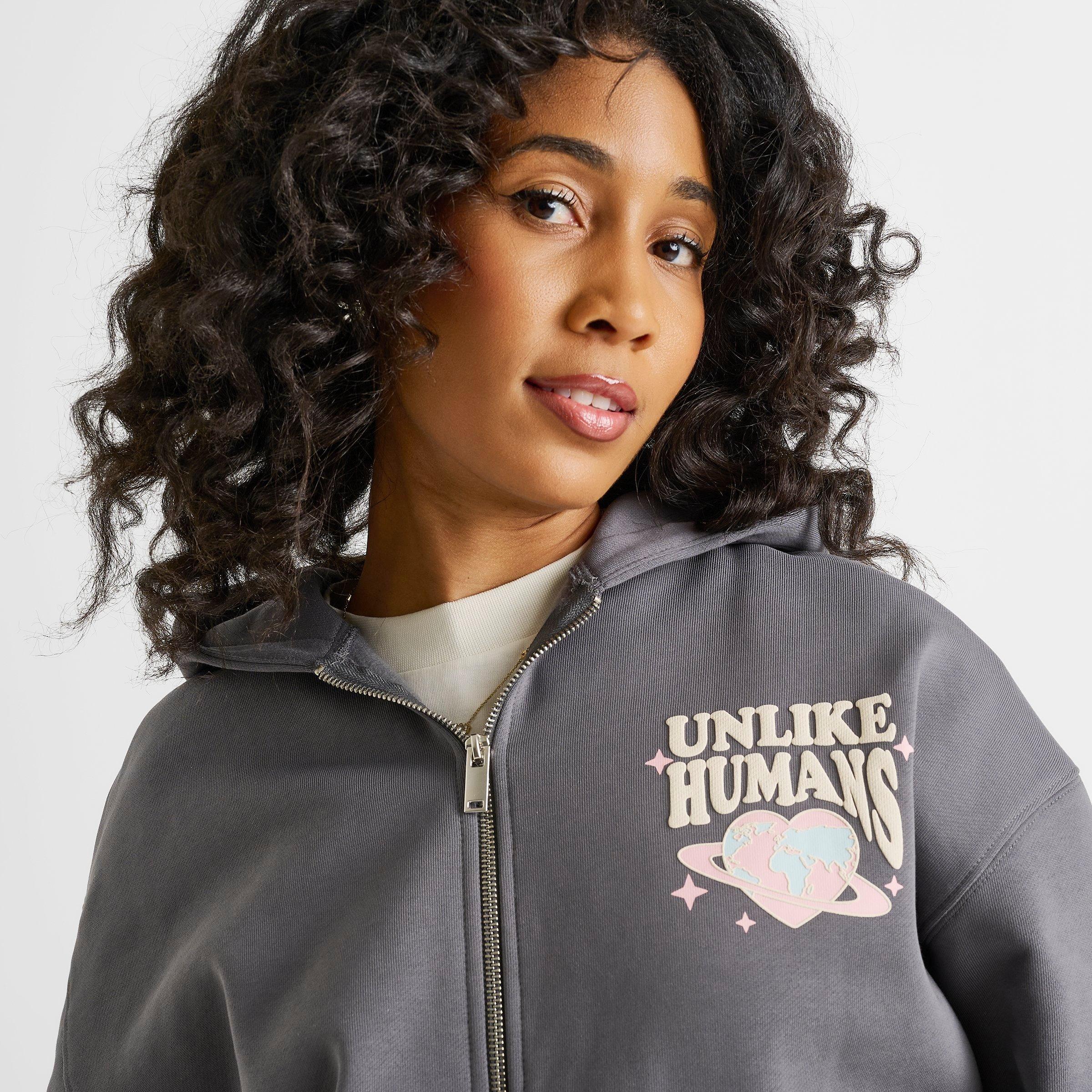 Unlike Humans Women's Unlike Humans Saturn Heart Full-Zip Hoodie