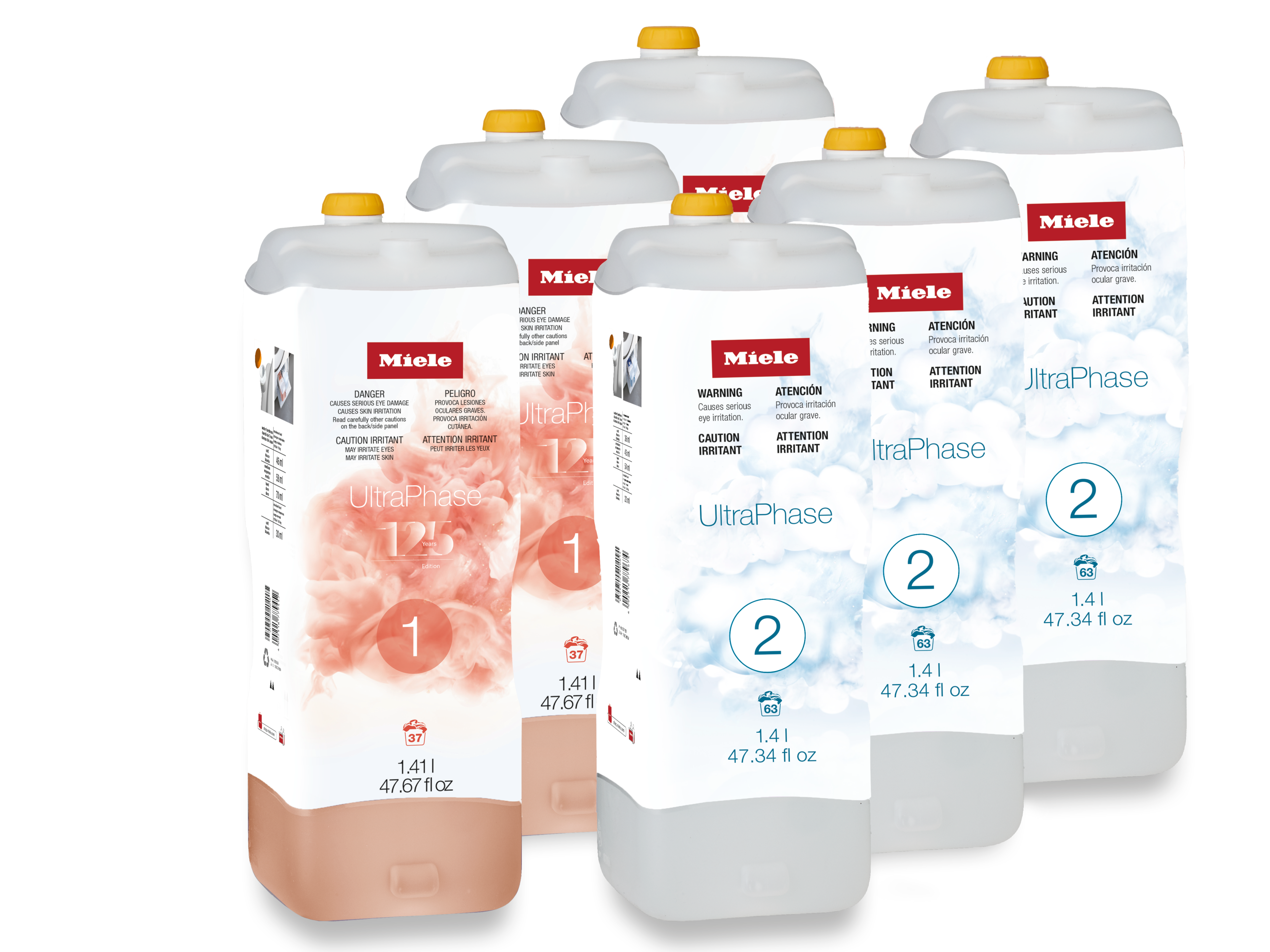 Miele - Set 6 UltraPhase Edition125 NA – Laundry cleaning products