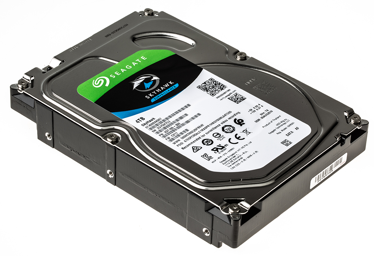 外付けハードディスク・ドライブ Seagate SkyHawk 4TB SATA HDD