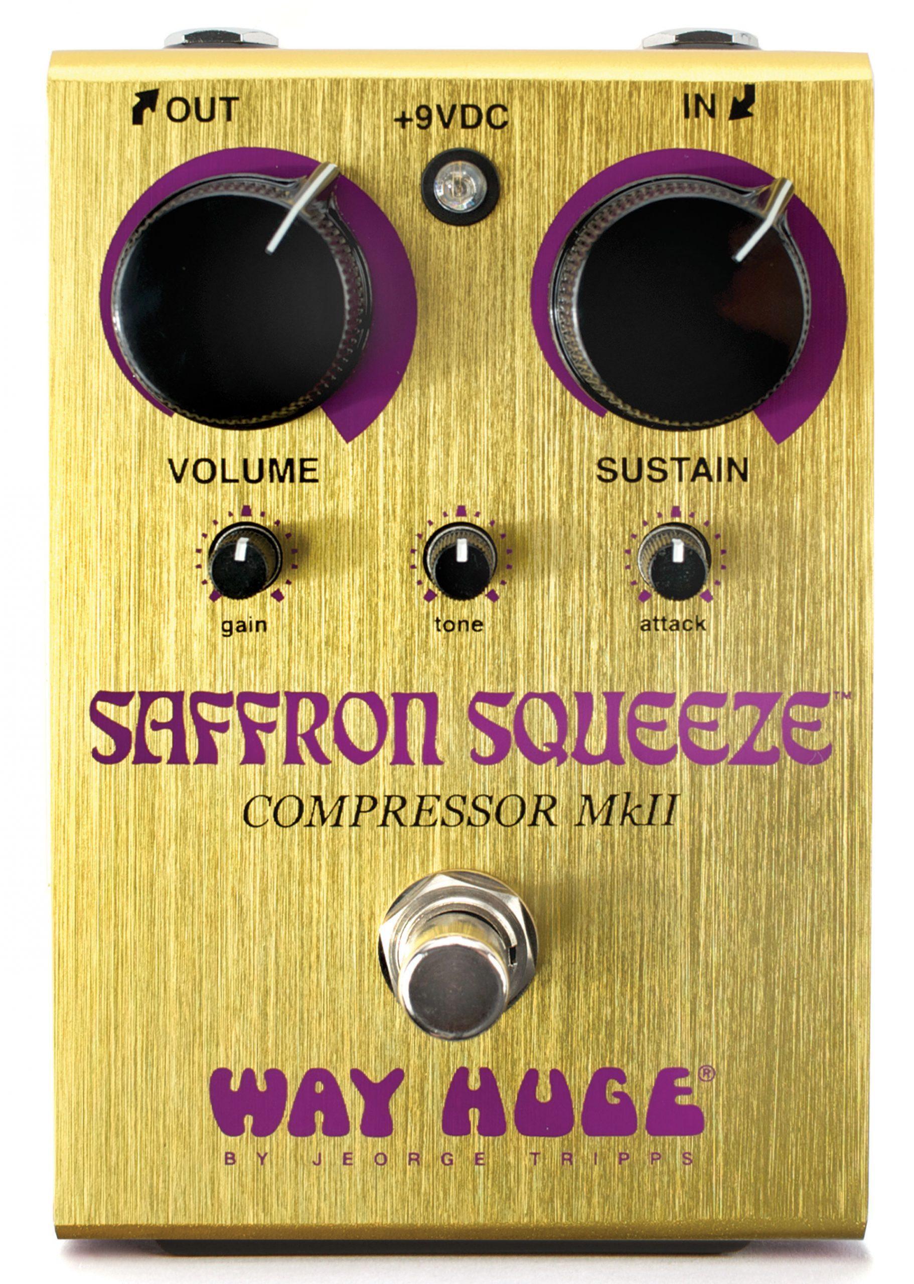 Way Huge Saffron Squeeze Compressor Pedal | Sweetwater