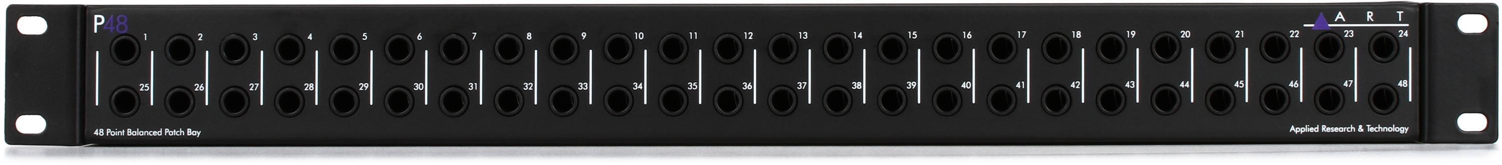 dbx PB-48 48-point 1/4 inch TRS Balanced Patchbay | Sweetwater