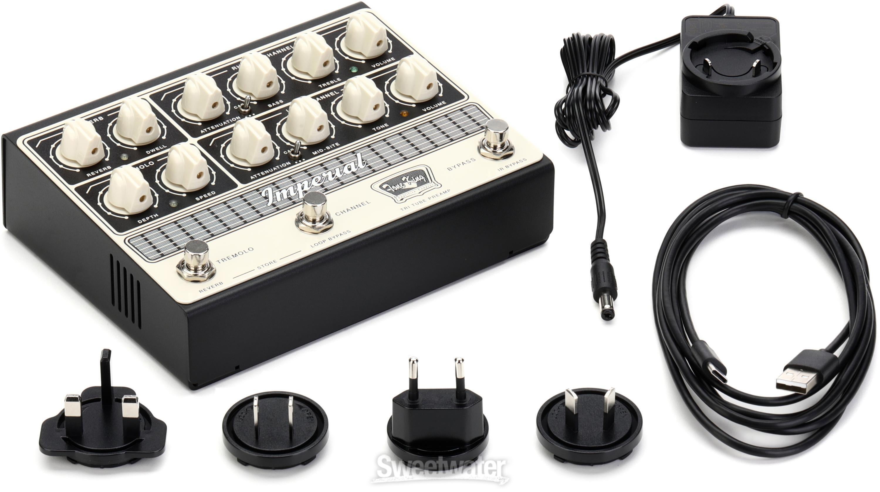 Tone King Imperial Tri-tube Preamp and DI Pedal | Sweetwater