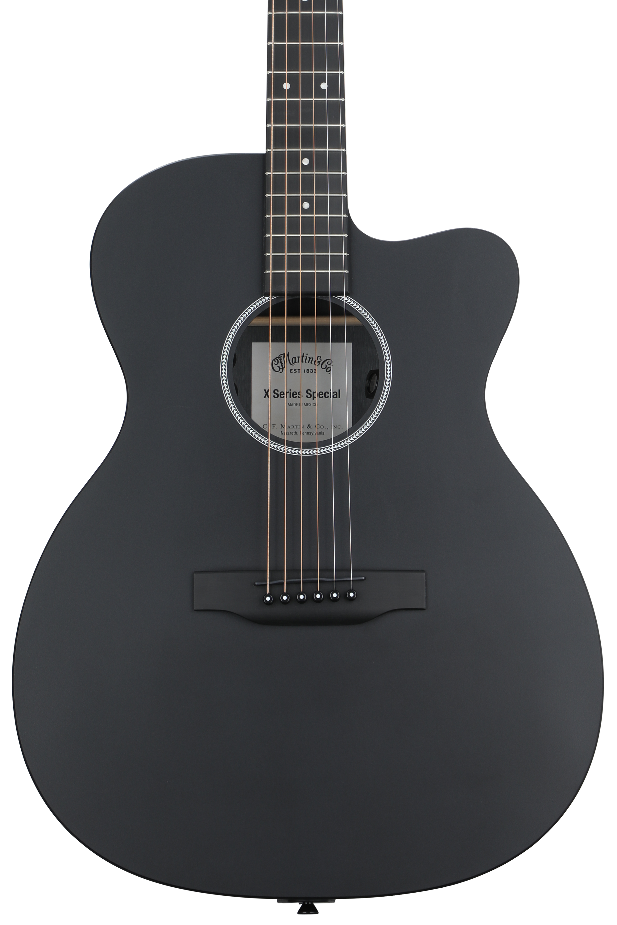 Martin Sweetwater Select OMCX1E Acoustic-electric Guitar - Black