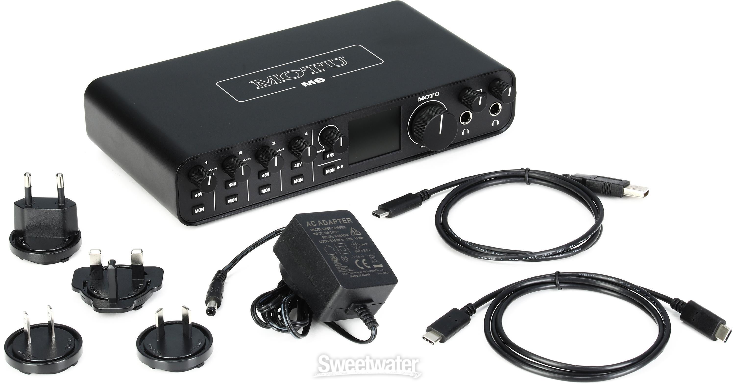 MOTU M6 USB-C Audio Interface Reviews | Sweetwater