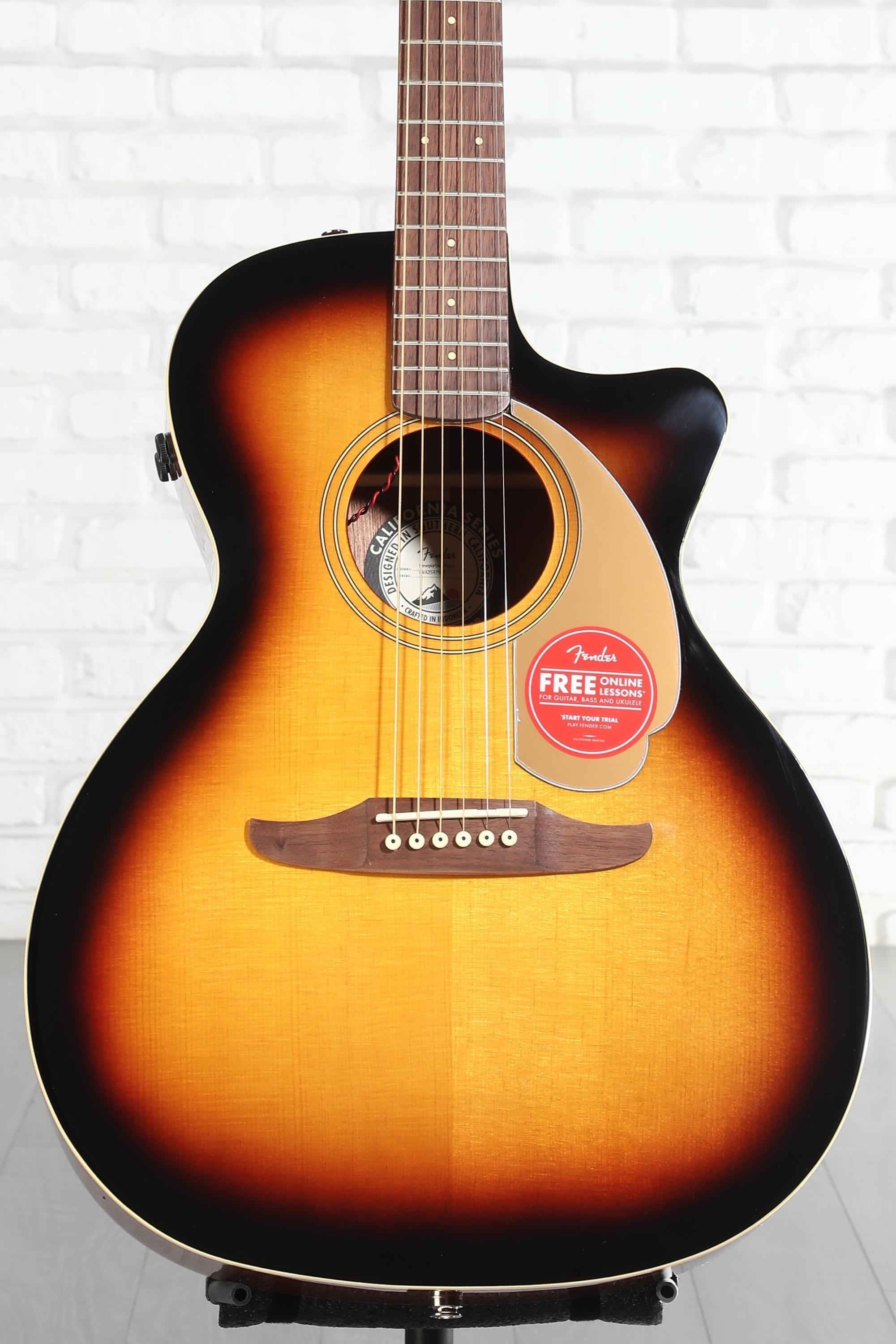 Fender Newporter Player Acoustic-electric Guitar - Sunburst
