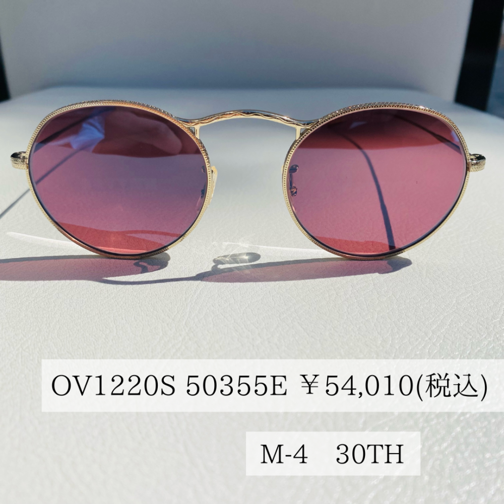 オリバーピープルズ 新作サングラス「M-4」30周年記念モデル入荷した