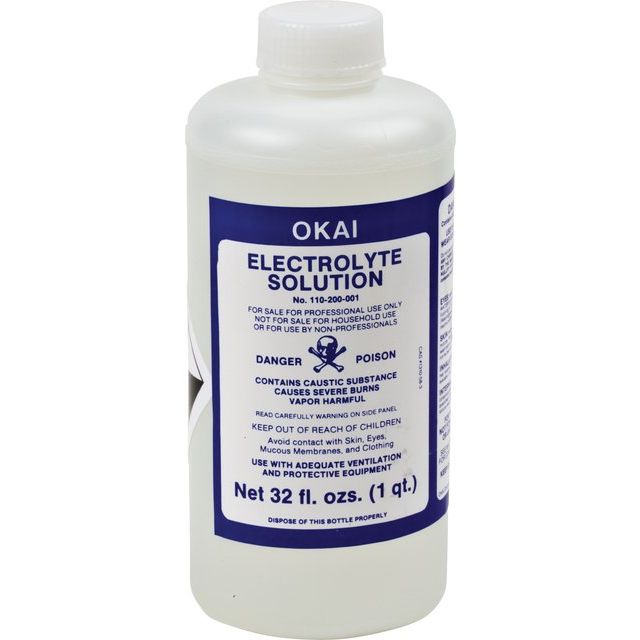 OKAI Electrolyte Solution for use with Elettronica Todescato