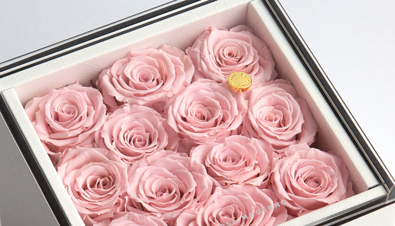 ダーズンローズドゥロワー(プレミアム)/ピンク （プリザーブドフラワー