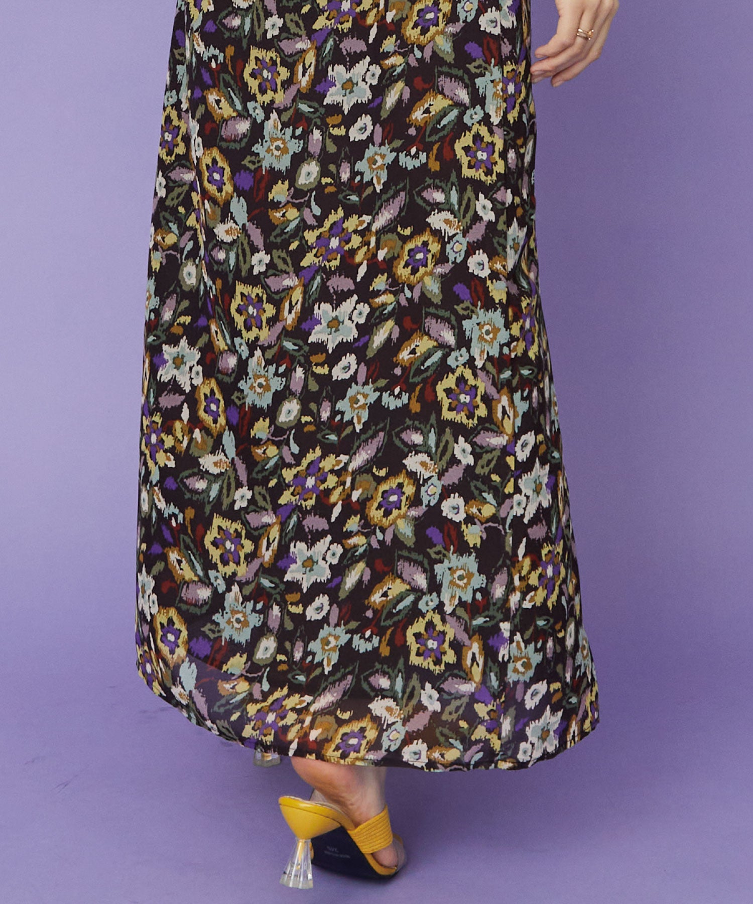 レディース フラワープリント タイトスカート｜JETSET SOLO PLUS