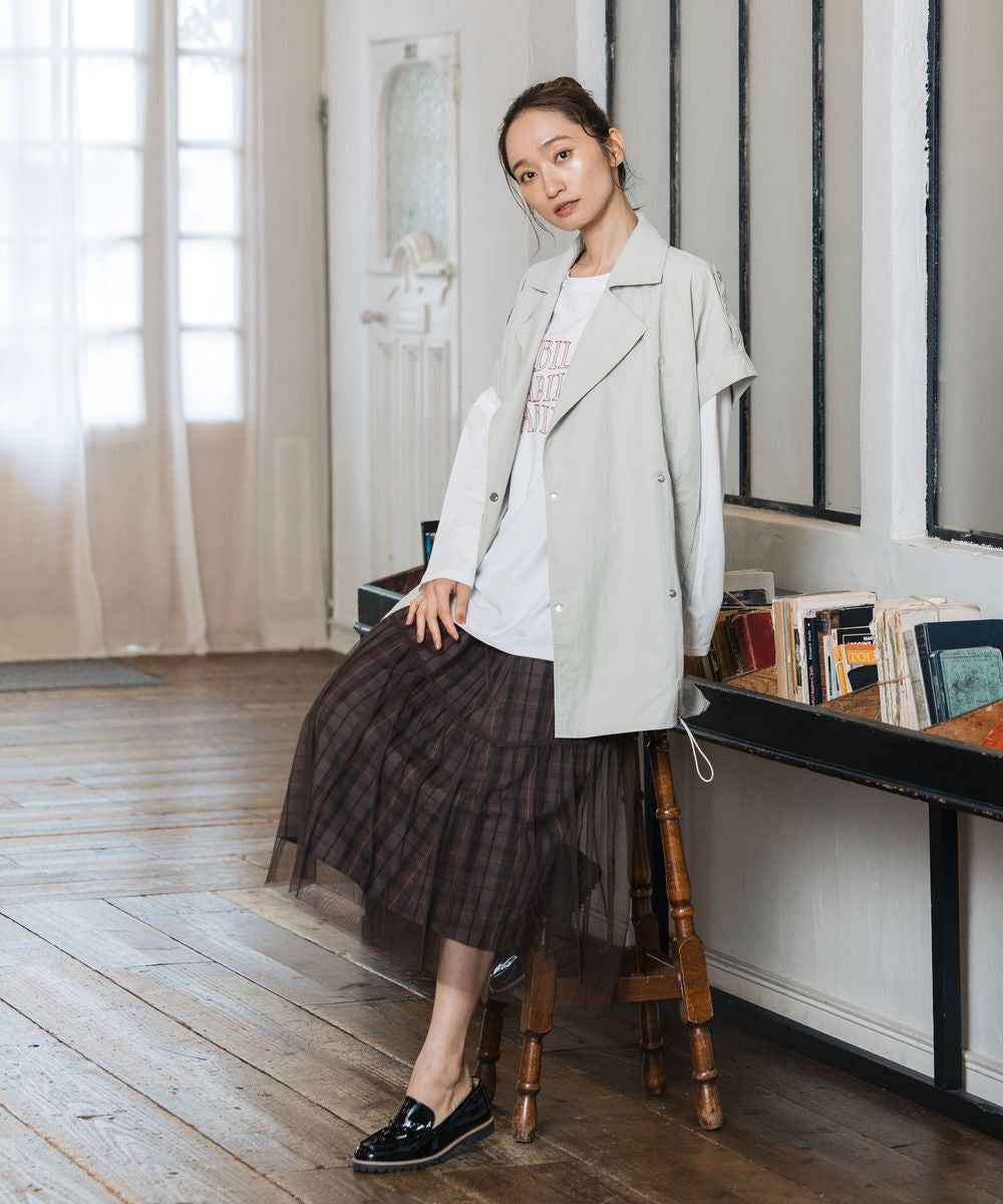 大きいサイズ レディース ジレ アウター｜sabstreet my standard