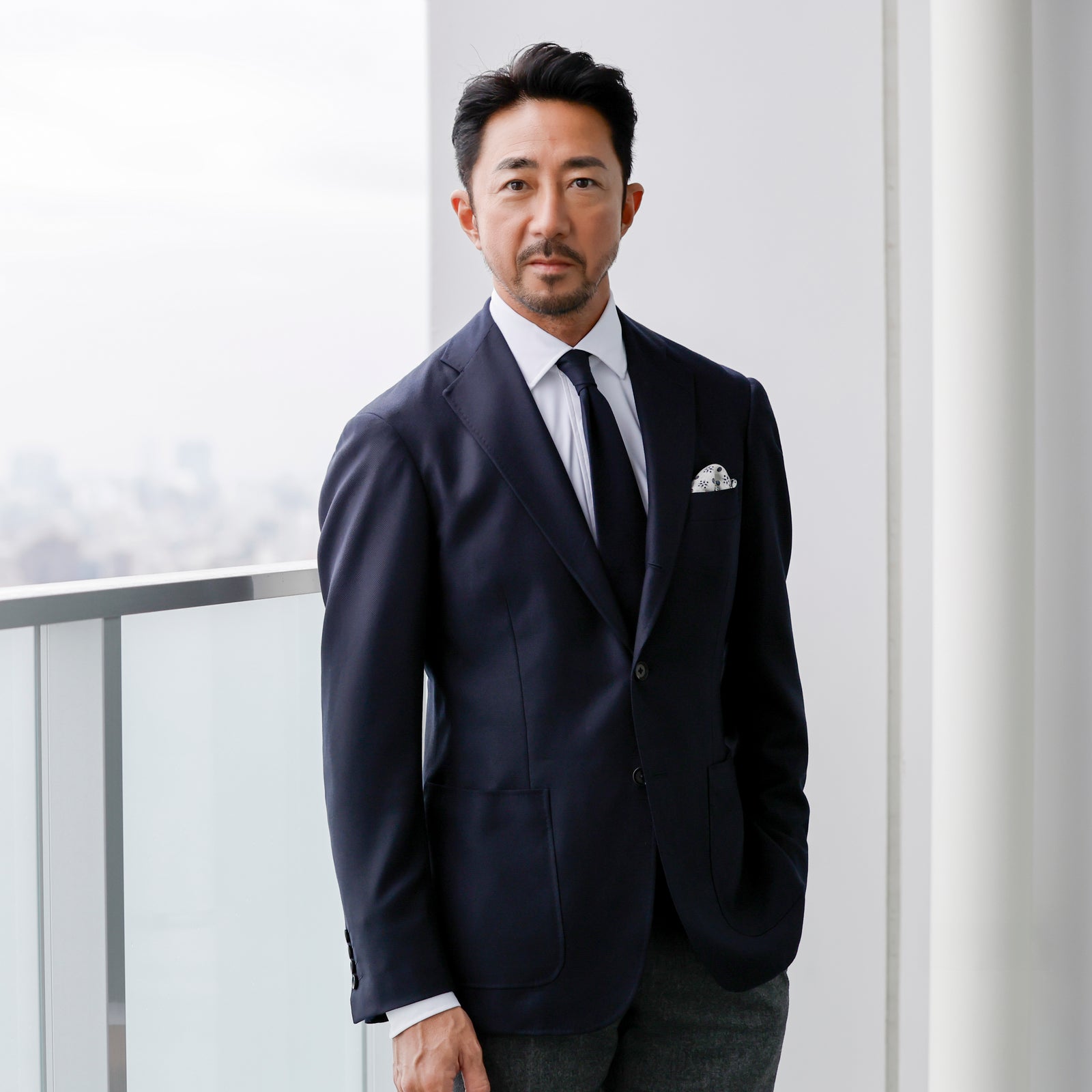 干場別注】Loro Piana Fabric Wool シングルジャケットMade by RING