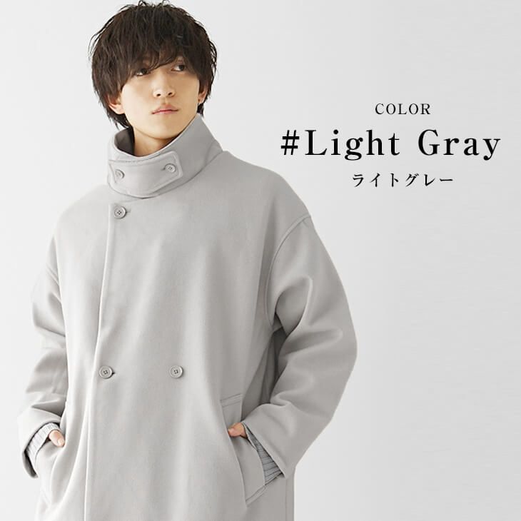 フェイクメルトン3WAYビッグコート ssj6443f