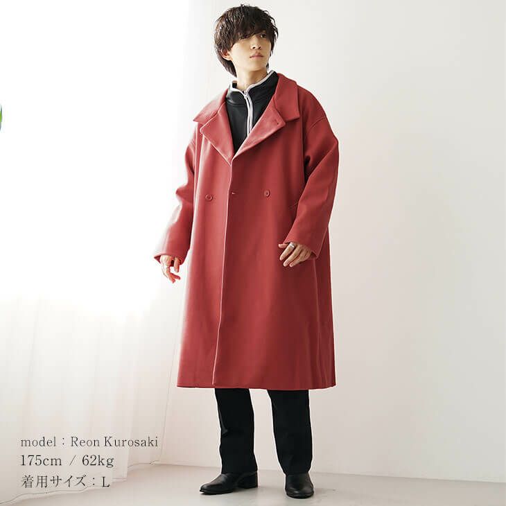フェイクメルトン3WAYビッグコート ssj6443f