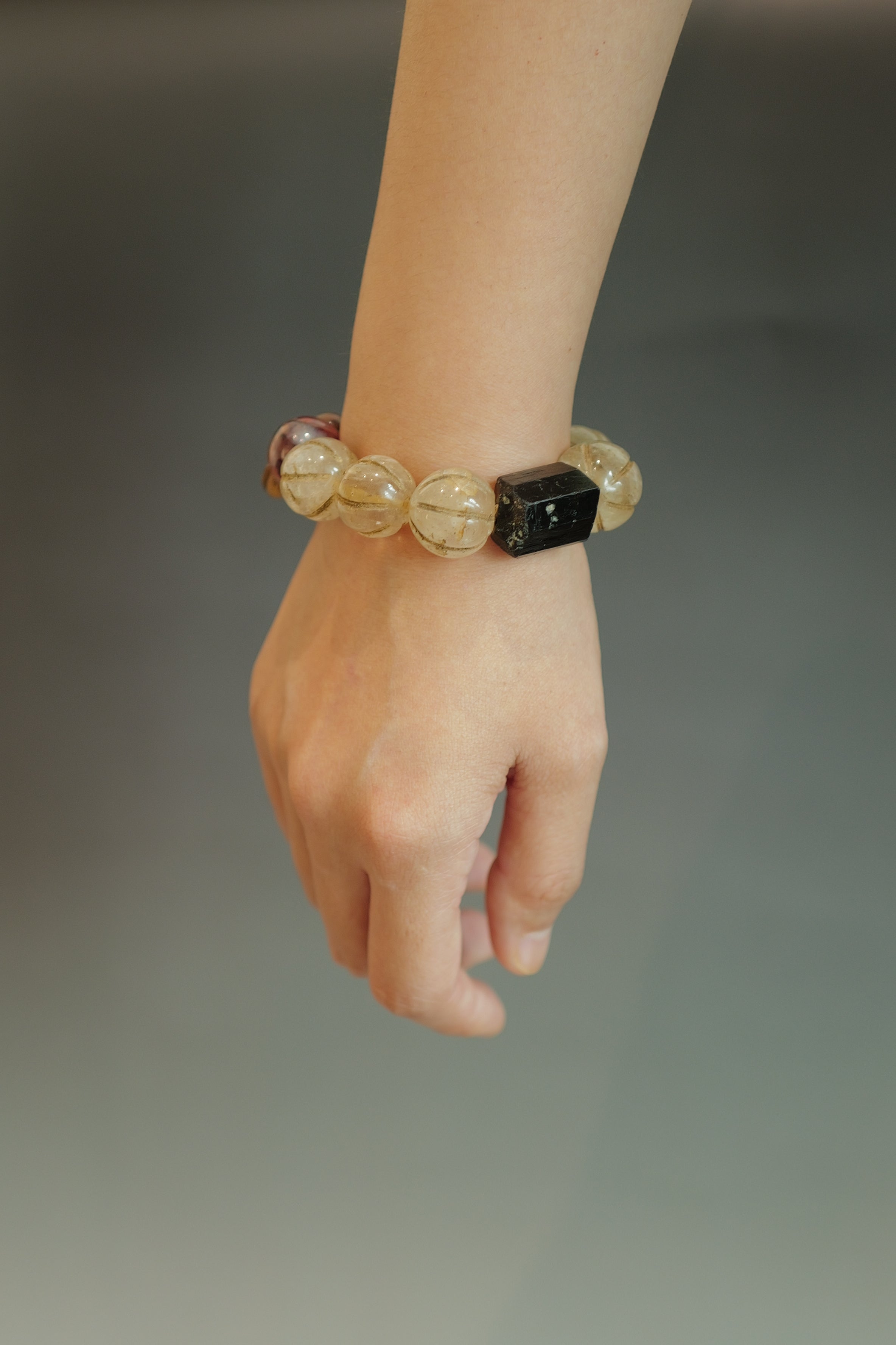 玄閃（げんせん）天然石ブレスレット パワーストーン ネパール産