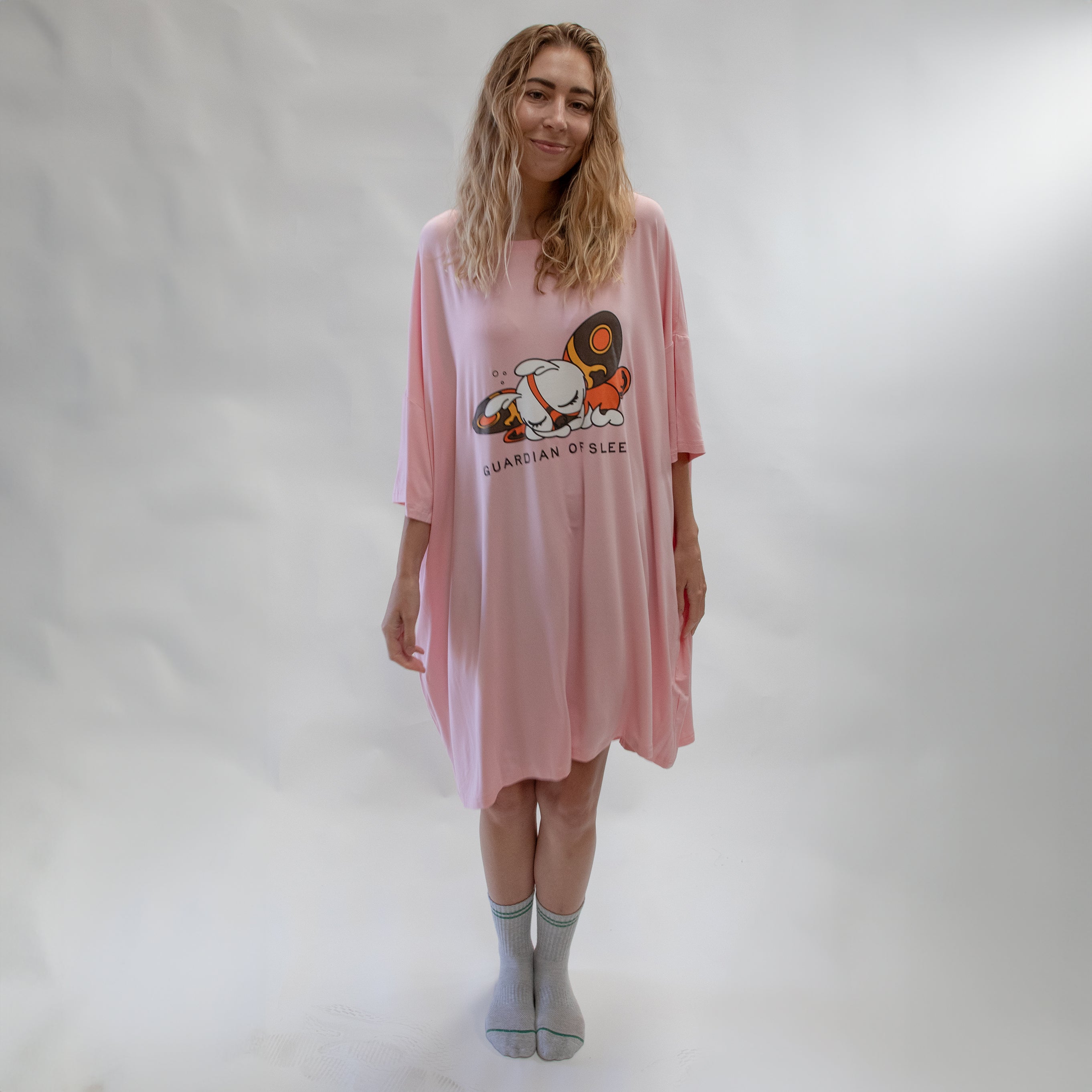 Godzilla Mothra Pink Chibi Sleep Shirt – Middle of Beyond