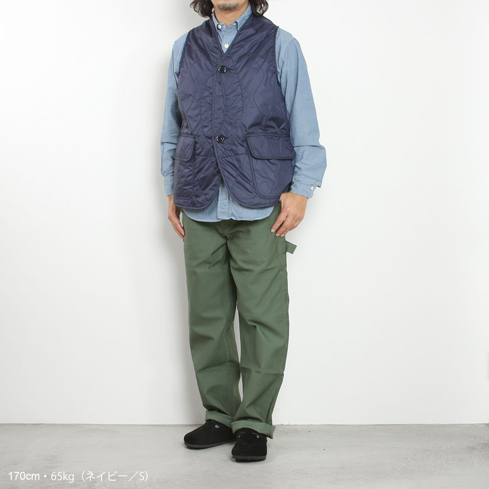 SASSAFRAS[ササフラス]GARDEN TOUGH VEST Polyester Quilting SF