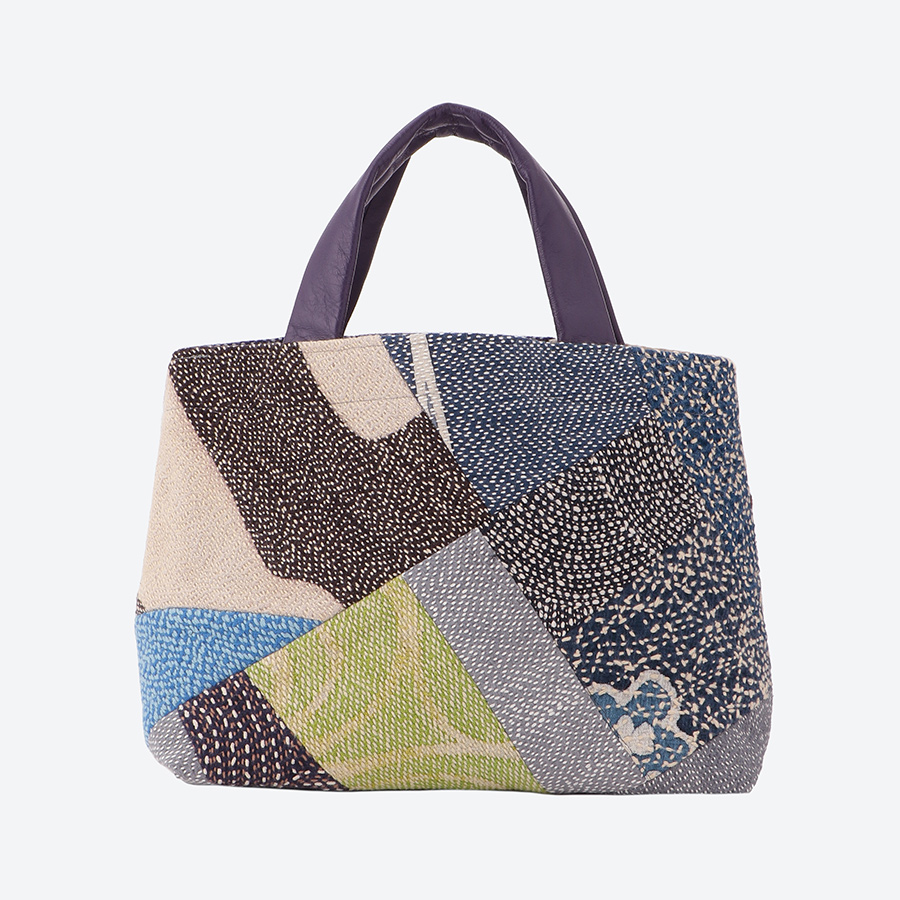 刺し子トートバッグ 寒色系 | 大分県中津市 | 三越伊勢丹ふるさと納税