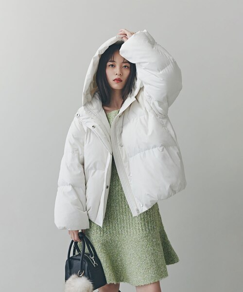 ショートフードダウン 24AW｜ナチュラルビューティーベーシックの通販