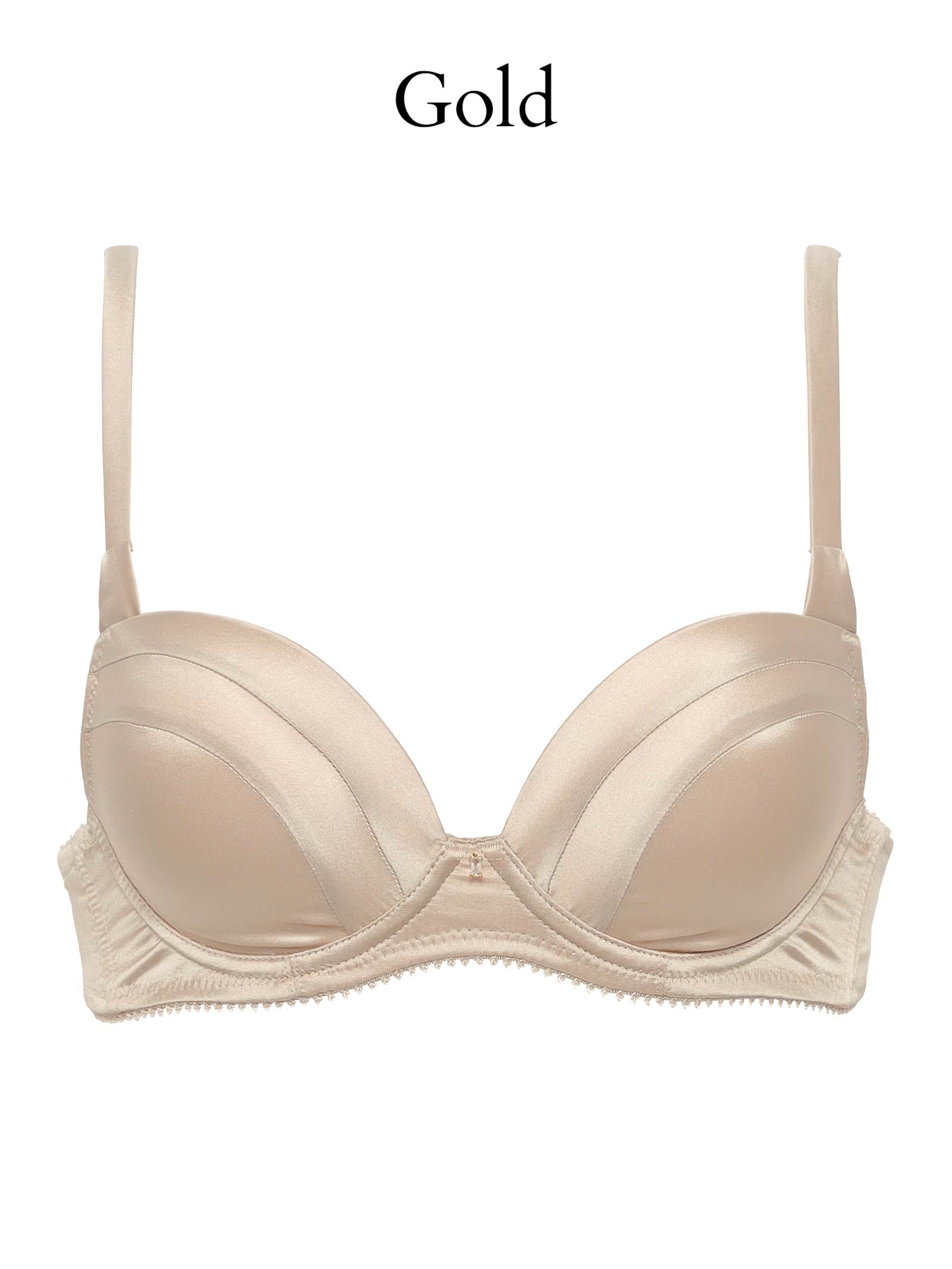 Silk Grace Bra シルクグレースブラ / GOLD | Mivera＆