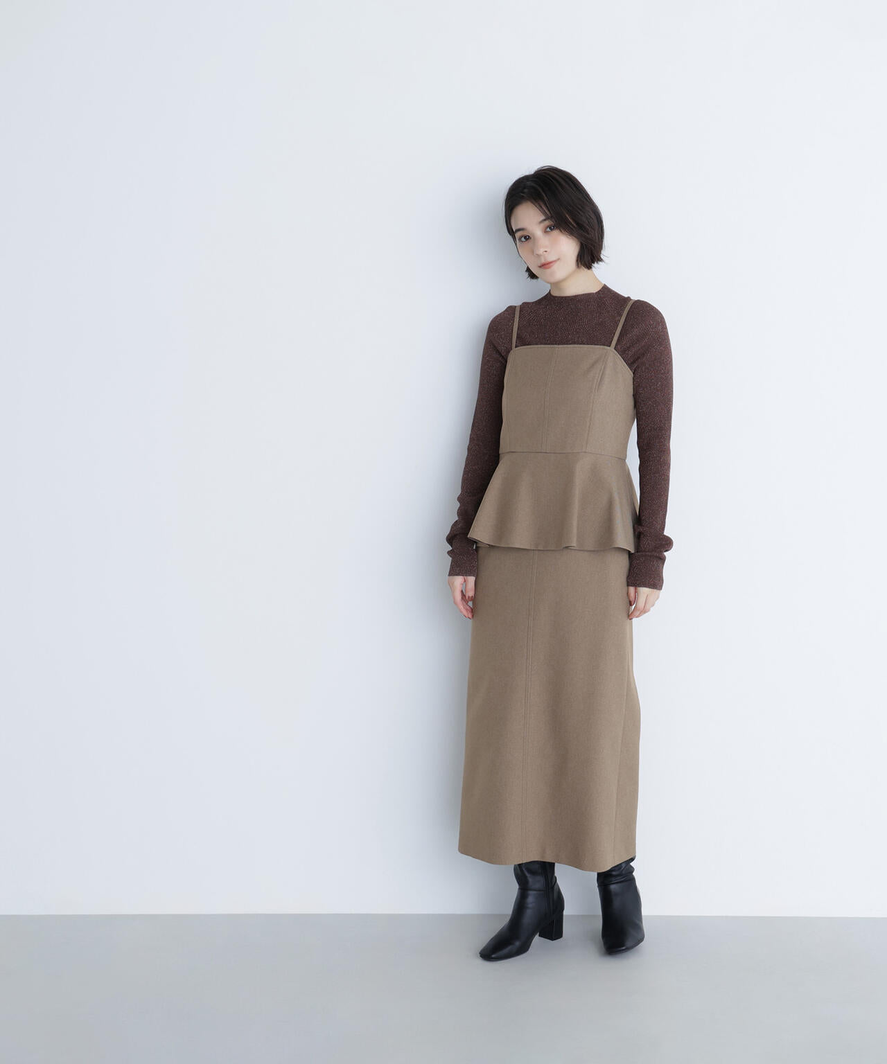 ペプラムキャミジャンスカ | NATURAL BEAUTY BASIC（ナチュラル