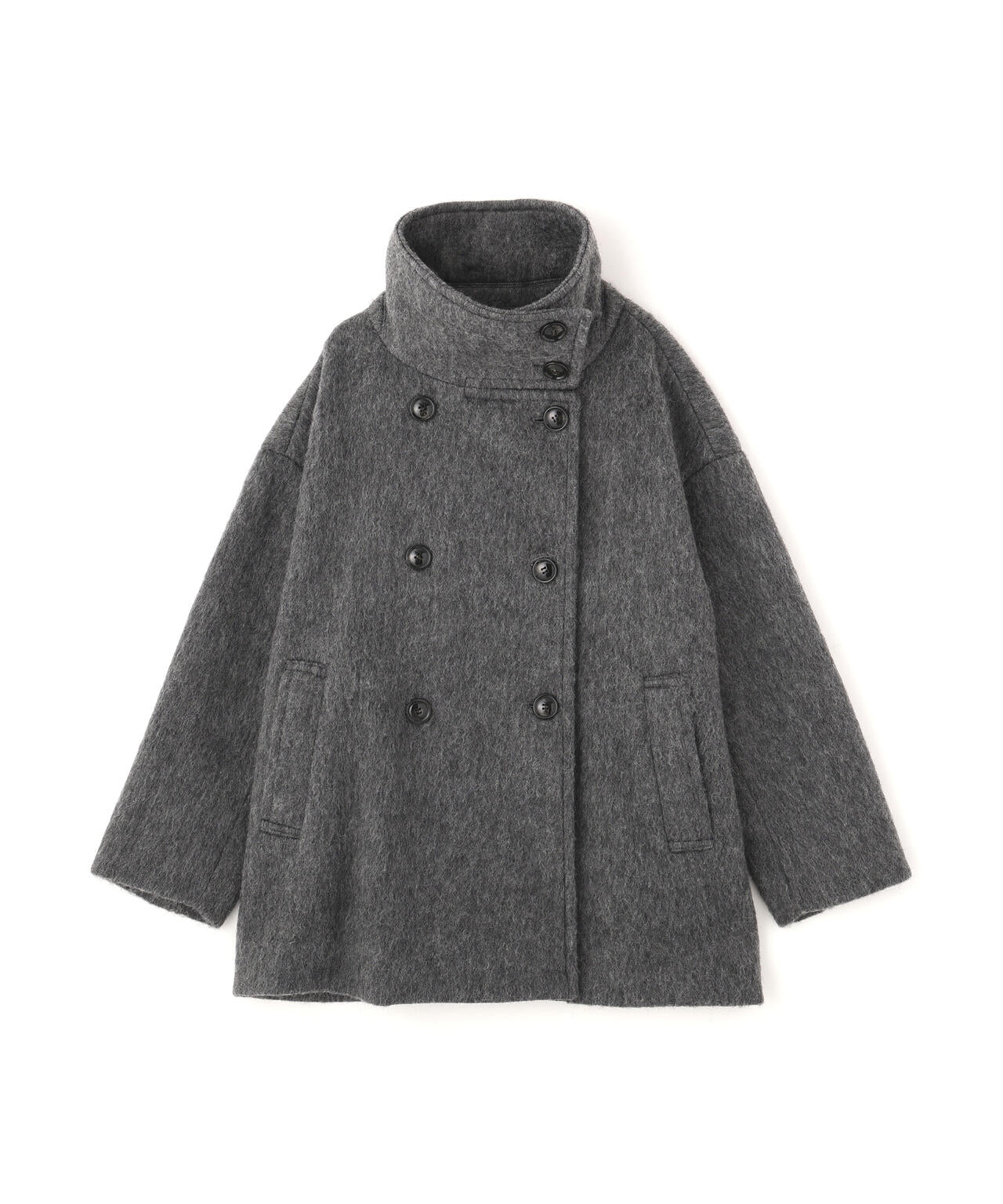 Oggi掲載】スタンドネックシャギーミディコート | NATURAL BEAUTY