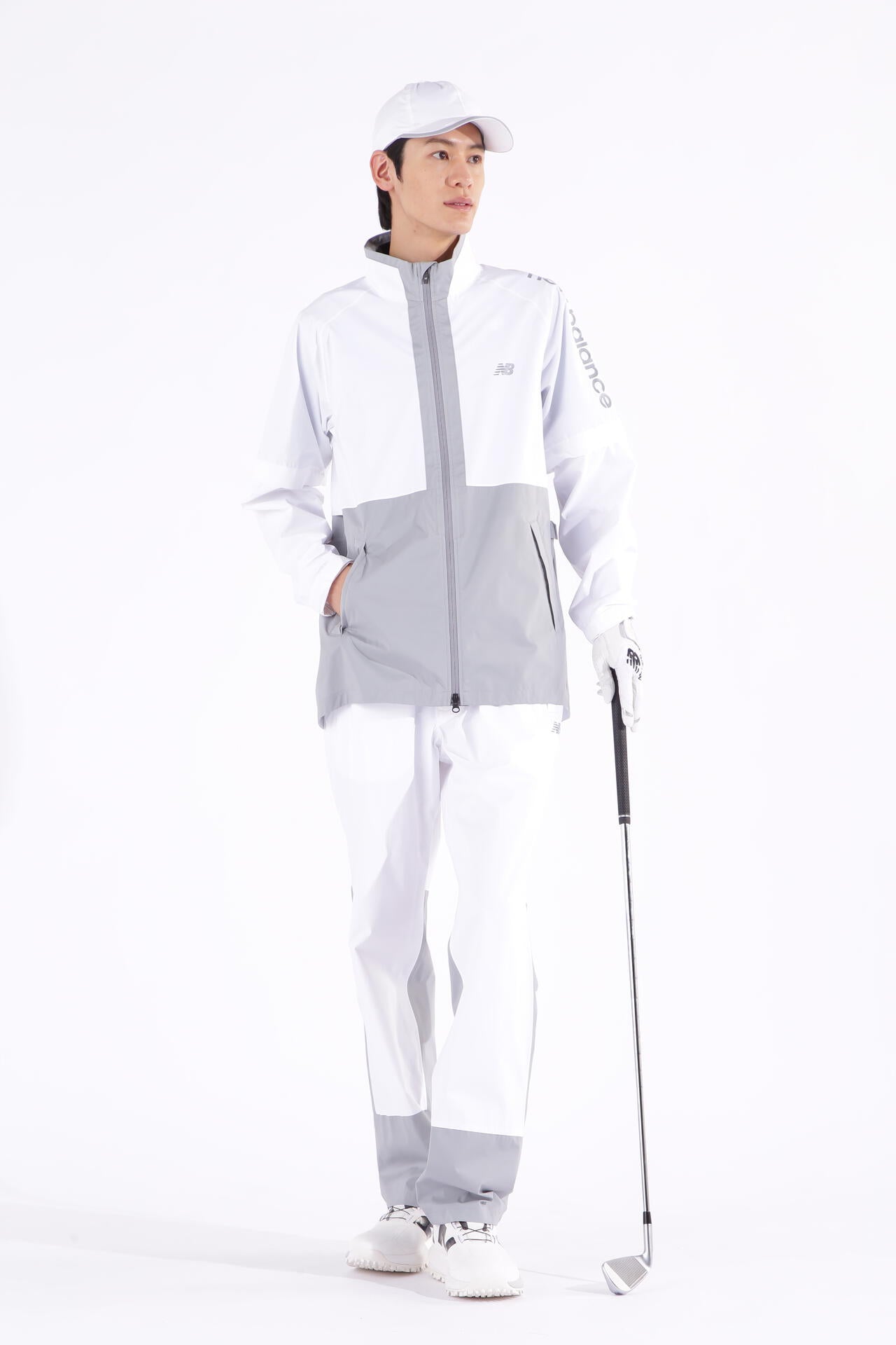 透湿防水 防風 セットアップ レインウェア (MENS) | new balance golf