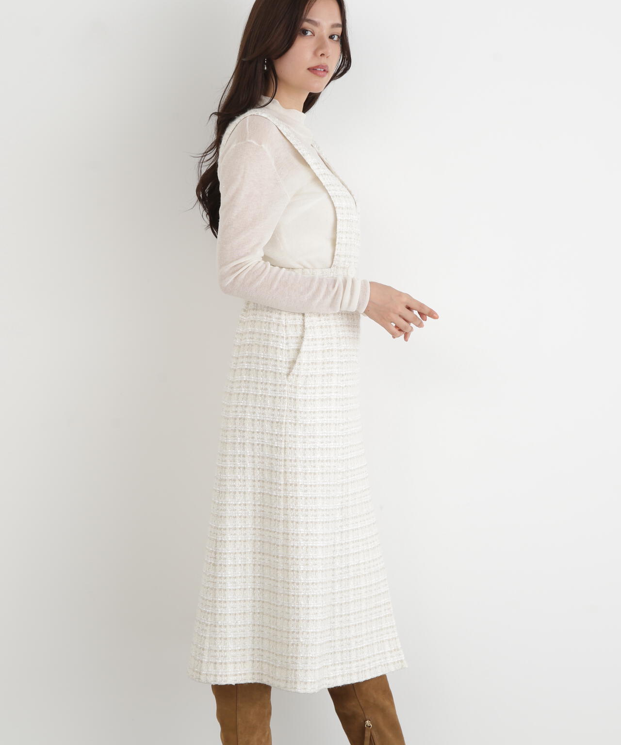 ループツイードジャンバースカート | PINKY&DIANNE（ピンキー&ダイアン