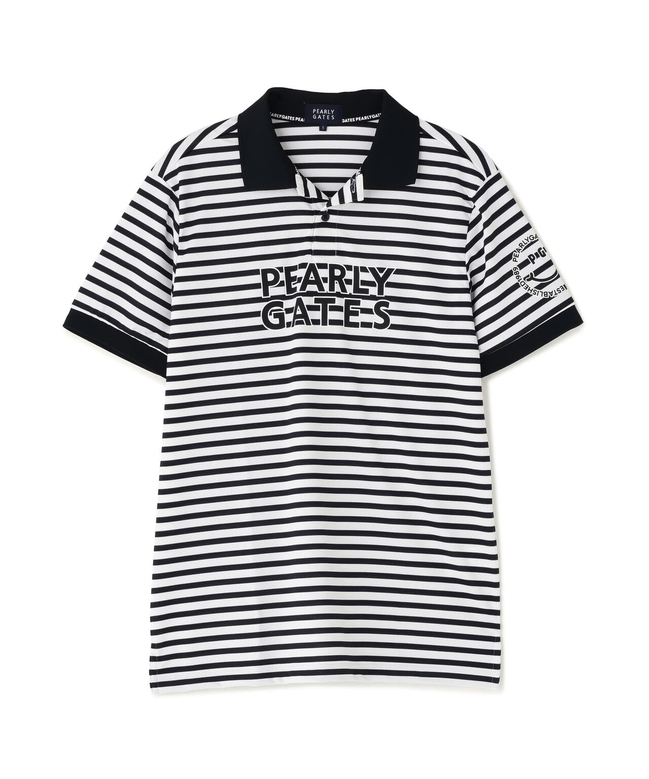 PG is PG ハイゲージストレッチBOXカノコ半袖ポロシャツ ＜ボーダー柄