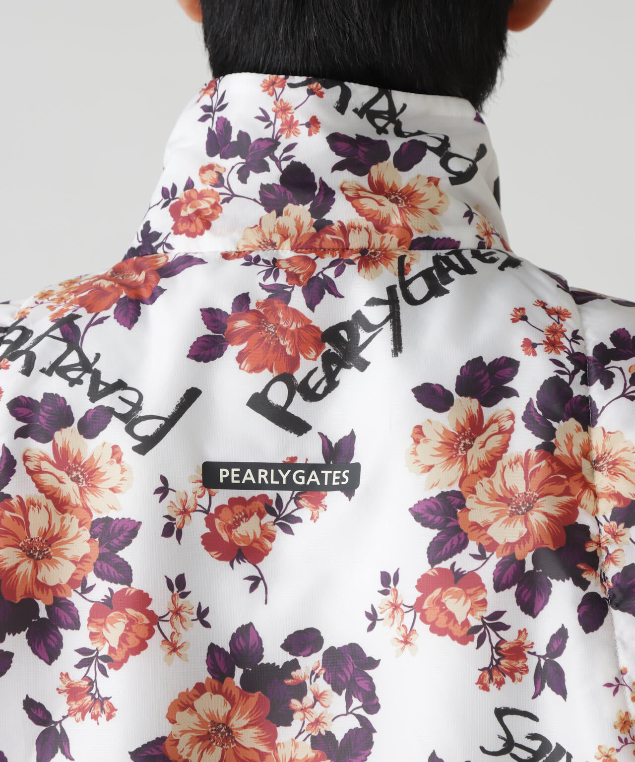 Peミニリップ中綿ジップアップブルゾン ＜繊細花柄＞ | PEARLY GATES