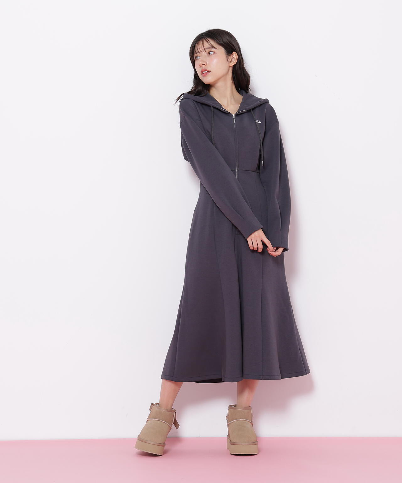 ダイバーフーディーロングワンピース | JILL by JILL STUART（ジル