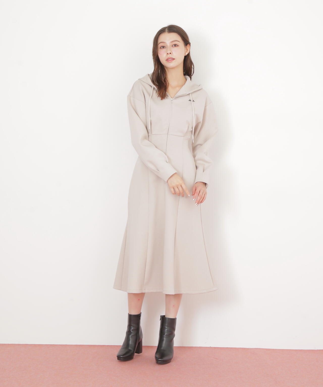 ダイバーフーディーロングワンピース | JILL by JILL STUART（ジル