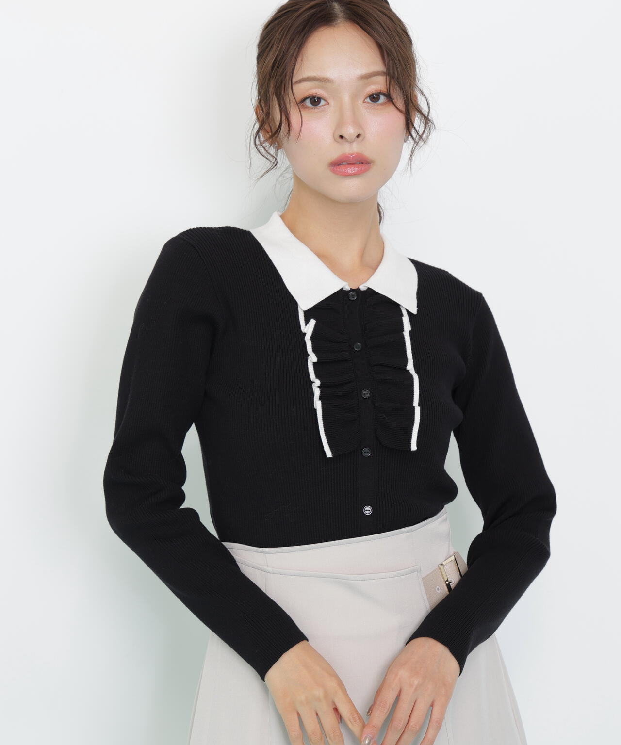 フロントフリルニット | JILL by JILL STUART（ジル バイ ジル