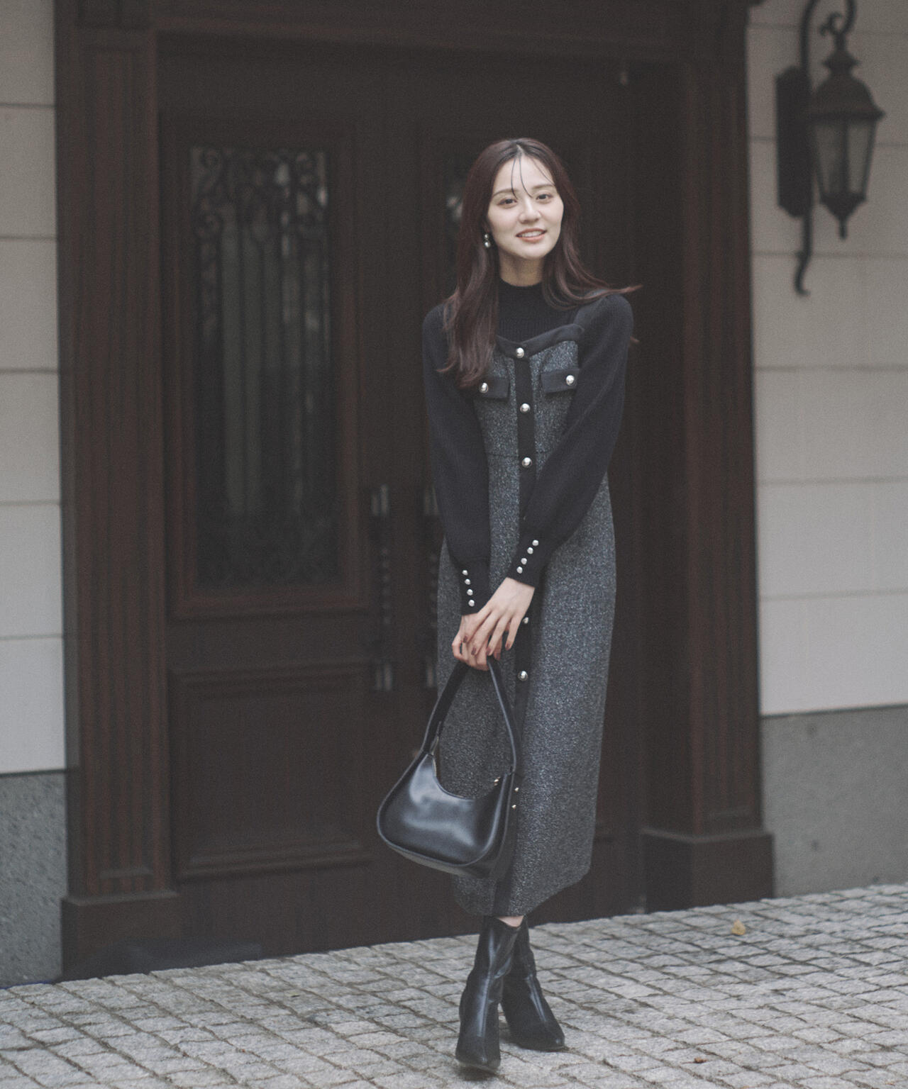 ツイードロングジャンスカ | PROPORTION BODY DRESSING