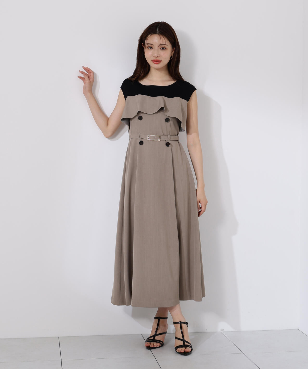 ニットドッキングレイヤード風ワンピース | PROPORTION BODY DRESSING